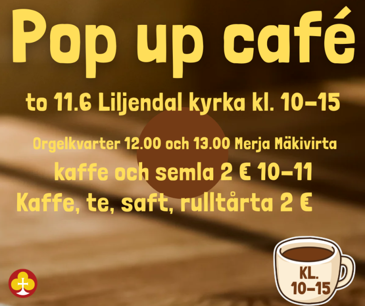 Info om pop up café