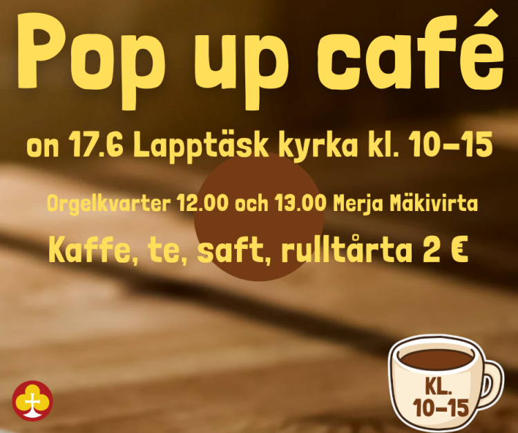 Info om pop up café