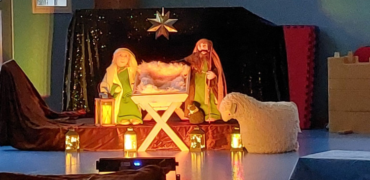 Julkrubban från Agricolahallen