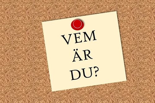 Ett frågeformulär som konfirmanderna får fylla i för att ledarna ska lära känna dem lite bättre före lägret