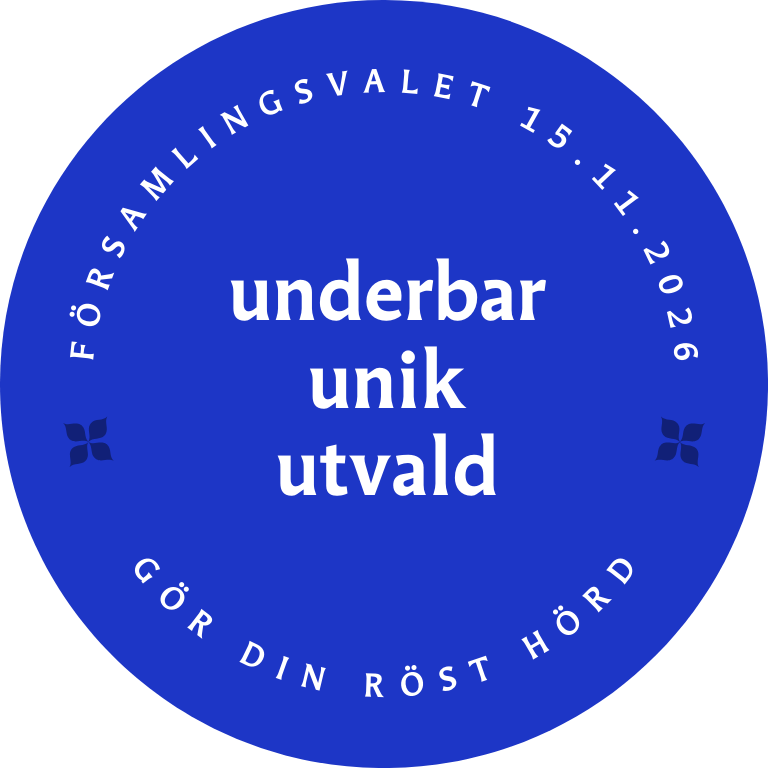 Sloganen för församlingsvalet underbar, unik, utvald